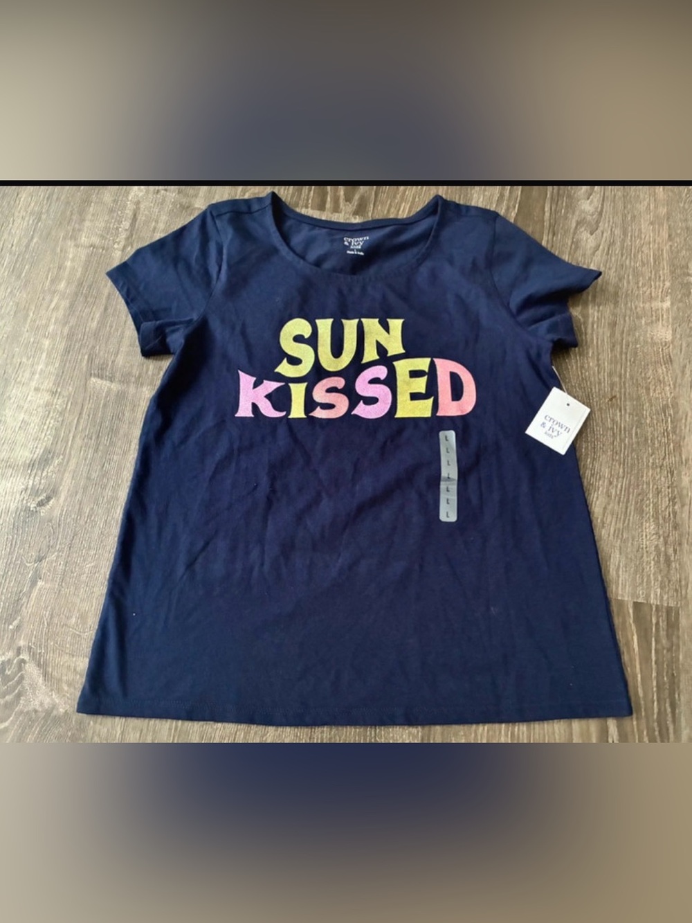 NWT Crown & Ivy girls tee-large